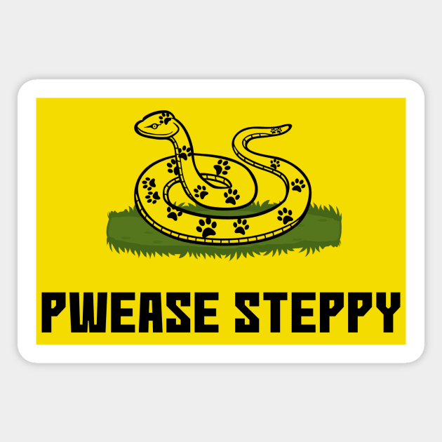 Pwease Steppy Sticker by DuskEyesDesigns